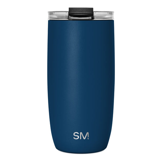 Voyager Tumbler with Clear Flip Lid & Straw